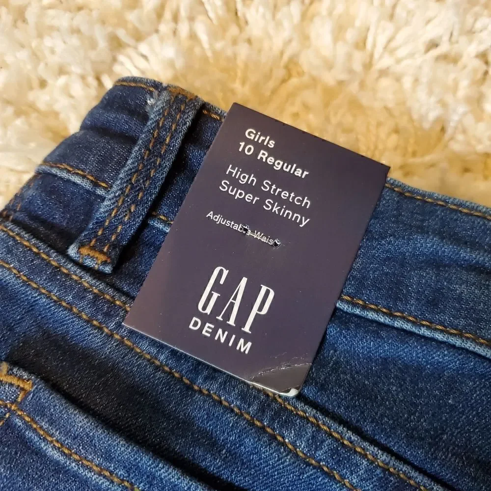 GAP High Stretch Super Skinny Mid Rise Jeans - Sz. 10 Regular